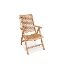 Fauteuil inclinable Kingston 109x52x62cm – MTF – Teck – 2NAB2099