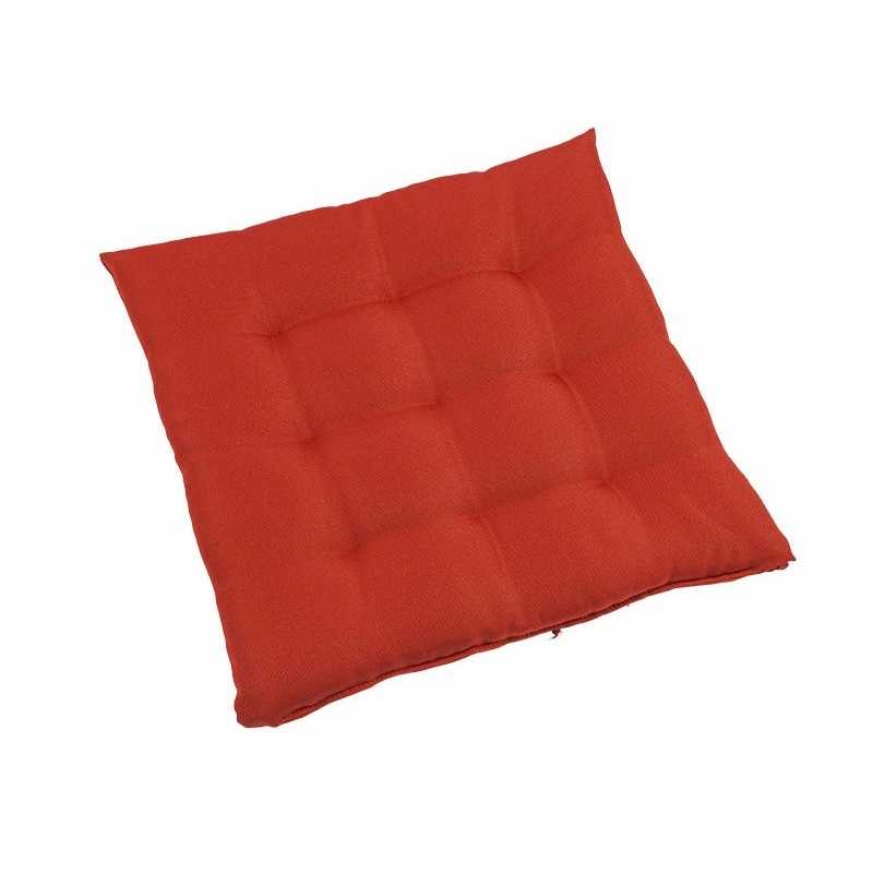 Galette de chaise Nils rouge 40x40x4 cm – MTF – Polyester – 2NAZ0321 Galette de chaise Nils rouge 40x40x4 cm – MTF – Polyester – 2NAZ0321