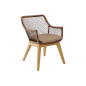 Fauteuil de jardin Olivia marron 83x60x63cm – MTF – Teck et Résine tressée – 2NAB2214 Fauteuil de jardin Olivia marron 83x60x63cm – MTF – Teck et Résine tressée – 2NAB2214