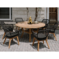 Fauteuil de jardin Olivia noir 83x60x63cm – MTF – Teck et Résine tressée – 2NAB2207 Fauteuil de jardin Olivia noir 83x60x63cm – MTF – Teck et Résine tressée – 2NAB2207