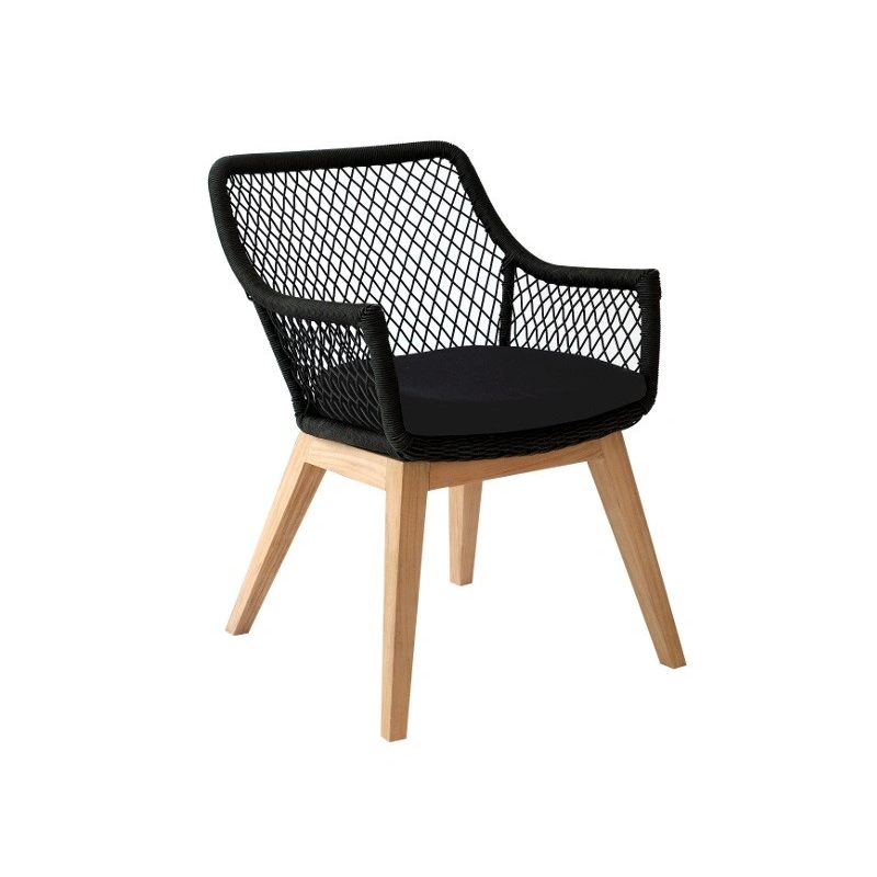 Fauteuil de jardin Olivia noir 83x60x63cm – MTF – Teck et Résine tressée – 2NAB2207 Fauteuil de jardin Olivia noir 83x60x63cm – MTF – Teck et Résine tressée – 2NAB2207
