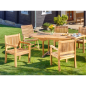 Fauteuil de jardin Gentle 90x60x55cm – MTF – Teck – 2NAB2101 Fauteuil de jardin Gentle 90x60x55cm – MTF – Teck – 2NAB2101