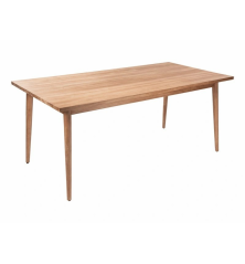 Table de salle à manger Flores 180x90x76 cm – MTF – Bois de teck – 2NAI0004