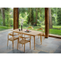 Table de salle à manger Flores 180x90x76 cm – MTF – Bois de teck – 2NAI0004 Table de salle à manger Flores 180x90x76 cm – MTF – Bois de teck – 2NAI0004
