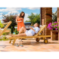 Lettino reclinabile Gentle 35x65x200 cm – MTF – Teak – 2NAB2082