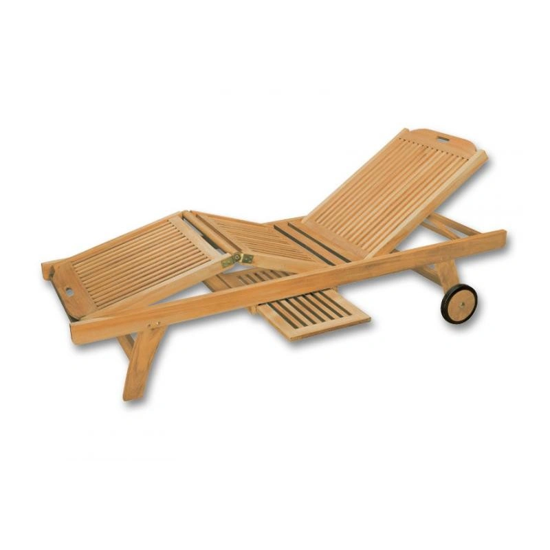 Lettino reclinabile Gentle 35x65x200 cm – MTF – Teak – 2NAB2082