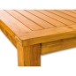 Table de jardin rectangulaire Vegas 76x200x100cm – MTF – Teck – 2NAB2181