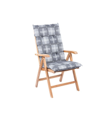 Coussin de fauteuil à dossier haut Cross 120x48x7cm – MTF – Coton mélangé – 2NAZ0299