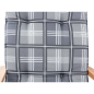 Coussin de fauteuil à dossier haut Cross 120x48x7cm – MTF – Coton mélangé – 2NAZ0299