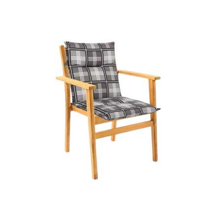 Cuscino per sedia e poltrona schienale basso Cross 100x48x7 cm – MTF – Cotone misto – 2NAZ0300
