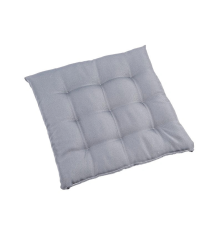 Galette de chaise Nils gris 40x40x4 cm – MTF – Polyester – 2NAZ0320