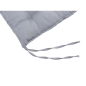 Galette de chaise Nils gris 40x40x4 cm – MTF – Polyester – 2NAZ0320