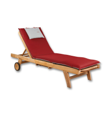 Coussin pour transat De Luxe Carmin – MTF – Dossier long réversible – 2NAZ0190