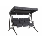 Balancelle de jardin Rio Anthracite Acier – MTF – 3 places – 2NAB3062