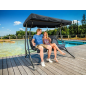 Balancelle de jardin Rio Anthracite Acier – MTF – 3 places – 2NAB3062