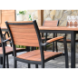 Fauteuil de jardin Flamingo Bois d'eucalyptus – MTF – Empilable – 2NAB2153 Fauteuil de jardin Flamingo Bois d'eucalyptus – MTF – Empilable – 2NAB2153