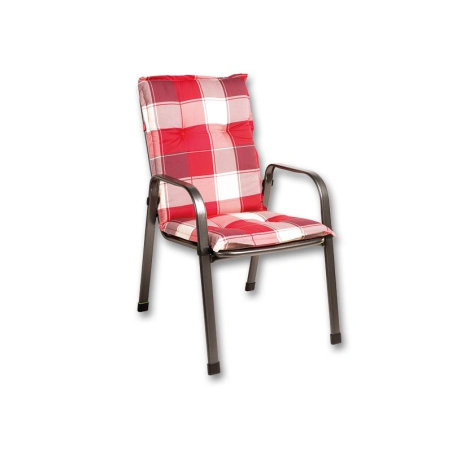 Coussin pour fauteuil Naxos à carreaux – MTF – Dossier bas – 2NAZ0153
