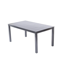 Table de jardin rectangulaire Compact 159x90x74cm – MTF – Aluminium – 2NAB3124