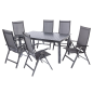 Table de jardin rectangulaire Compact 159x90x74cm – MTF – Aluminium – 2NAB3124