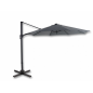Parasol excéntrico Borneo Ø350 cm – MTF – lona gris con asa – 2NAZ0241