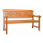 Banc de jardin Orlando Bois d'eucalyptus – MTF – 3 places – 2NAB2173
