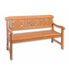 Banc de jardin Orlando Bois d'eucalyptus – MTF – 3 places – 2NAB2173