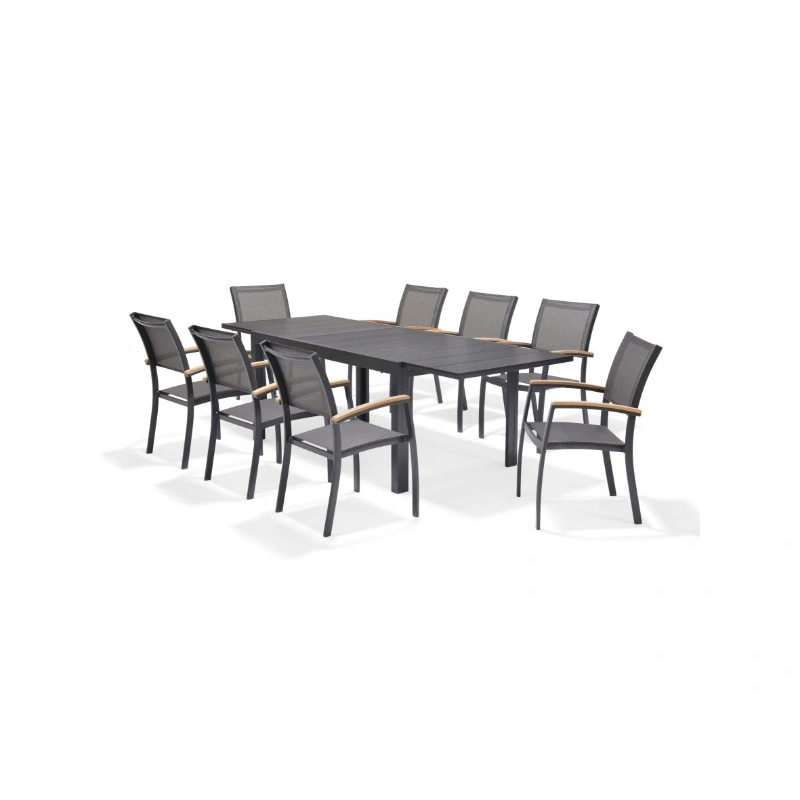 Sillón de jardín fijo Essence 61,5x58x92,3 cm – MTF – Aluminio y Teca – 2NAB3128