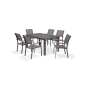 Sillón de jardín fijo Essence 61,5x58x92,3 cm – MTF – Aluminio y Teca – 2NAB3128