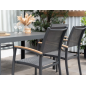 Sillón de jardín fijo Essence 61,5x58x92,3 cm – MTF – Aluminio y Teca – 2NAB3128