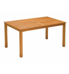 Mesa de jardim Orlando em madeira de eucalipto – MTF – Retangular – 2NAB2165