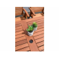 Mesa de jardín Orlando de madera de eucalipto – MTF – Rectangular – 2NAB2165