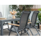 Sillón de jardín reclinable Essence 71,1x61,9x107,1 cm – MTF – Aluminio y Teca – 2NAB3129 Sillón de jardín reclinable Essence 71,1x61,9x107,1 cm – MTF – Aluminio y Teca – 2NAB3129