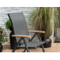 Sillón de jardín reclinable Essence 71,1x61,9x107,1 cm – MTF – Aluminio y Teca – 2NAB3129 Sillón de jardín reclinable Essence 71,1x61,9x107,1 cm – MTF – Aluminio y Teca – 2NAB3129