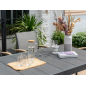Mesa de jardín extensible Essence 156–246x95 cm – MTF – Aluminio y Duraboard – 2NAB3130