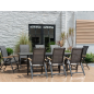 Mesa de jardín extensible Essence 156–246x95 cm – MTF – Aluminio y Duraboard – 2NAB3130