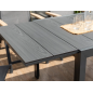 Mesa de jardín extensible Essence 156–246x95 cm – MTF – Aluminio y Duraboard – 2NAB3130