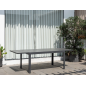 Mesa de jardín extensible Essence 156–246x95 cm – MTF – Aluminio y Duraboard – 2NAB3130