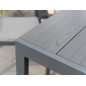 Mesa de jardín extensible Essence 156–246x95 cm – MTF – Aluminio y Duraboard – 2NAB3130
