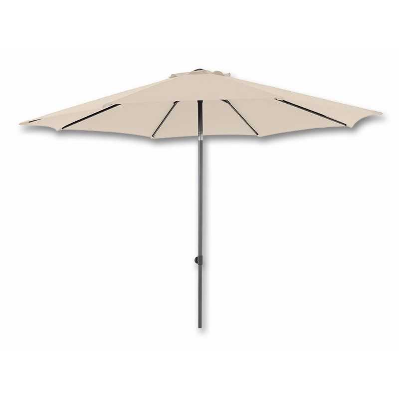Parasol droit Bali Ø300 cm – MTF – Toile naturelle avec manivelle – 2NAZ0167