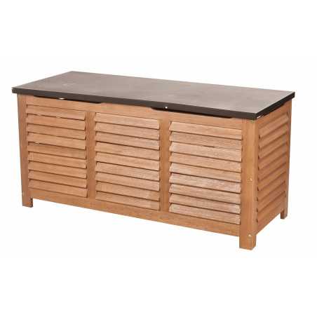 Coffre de jardin Orlando Bois d'eucalyptus – MTF – Capacité de stockage – 2NAB2168