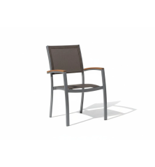 Sillón de jardín Marbella negro – MTF – Aluminio – 3EXN0037