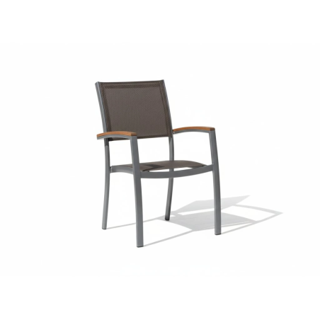 Fauteuil de jardin Marbella noir – MTF – Aluminium – 3EXN0037