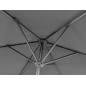 Parasol recto Havana Ø230 cm – MTF – lona antracita con manivela – 2NAZ0195 Parasol recto Havana Ø230 cm – MTF – lona antracita con manivela – 2NAZ0195