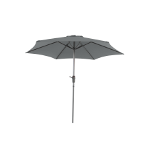 Parasol recto Havana Ø230 cm – MTF – lona antracita con manivela – 2NAZ0195