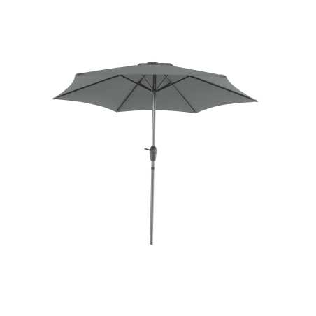 Parasol droit Havana Ø230 cm – MTF – Toile anthracite avec manivelle – 2NAZ0195