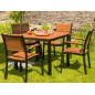 Flamingo Gartentisch aus Eukalyptusholz – MTF – Quadratisch – 2NAB2157 Flamingo Gartentisch aus Eukalyptusholz – MTF – Quadratisch – 2NAB2157