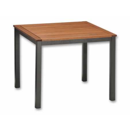 Table de jardin Flamingo Bois d'eucalyptus – MTF – Carrée – 2NAB2157