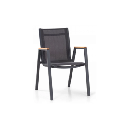Fauteuil de jardin en aluminium Malibu gris – MTF – Aluminium – 3EXN0039
