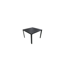 Mesa de jardín de aluminio Havana 90 negra – MTF – Aluminio – 3EXN0043