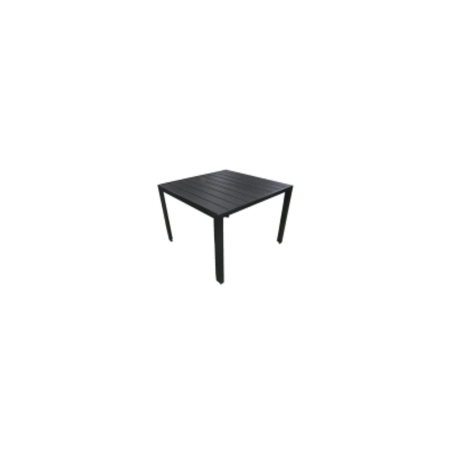 Table de jardin en aluminium Havana 90 noir – MTF – Aluminium – 3EXN0043